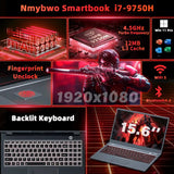 15.6"  Core I9-10980Hk Gaming Laptops Portable Notbook Computer Pc 32GB DDR4 512GB IPS Wifi Backlight Fingerprint Unlock