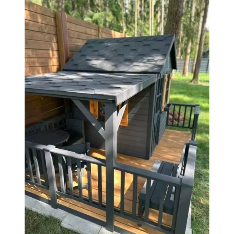 Factory Direct Modern Outdoor Wooden Children'S Toy House Kindergarten Durable Furniture