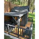 Factory Direct Modern Outdoor Wooden Children'S Toy House Kindergarten Durable Furniture