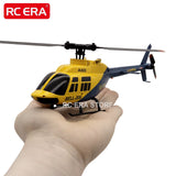 A60 Mini Bell206 RC Helicopter 2.4G 6-Aixs Gyroscope 4CH Altitude Hold Remote Control Plane Toys for Adult Gift