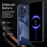 Global Vision I16 Pro Smartphone 5G Android 5300Mah 12GB RAM 512G ROM 6.56Inch 1080X2640Hd 24+48MP 4G Network Mobile Phone