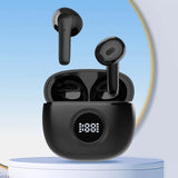Wireless Headphones, In-Ear Headphones, with Microphone, Stereo In-Ear Headphones with LED Display