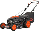 22 in 201Cc Select PACE 6 Speed CVT High Wheel RWD 3-In-1 Gas Walk behind Self Propelled Lawn Mower, Black