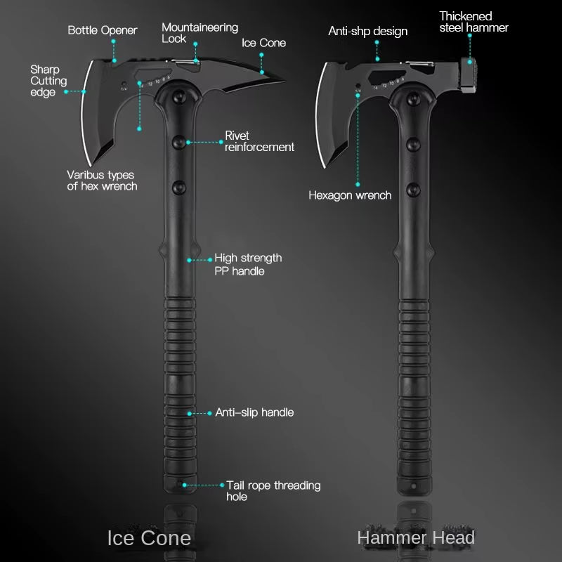 Devil'S Assault Axe Beg Opening Axe Camping Axe Life-Saving Axe Fire Axe Multi-Function Raw Tools Outdoor Tactical Axe