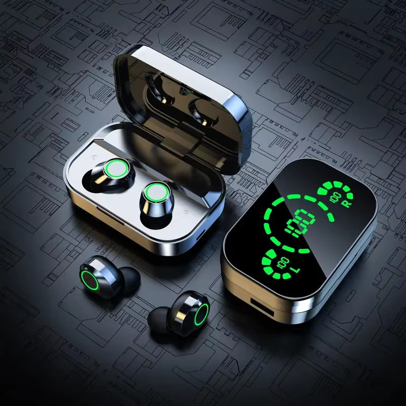 Wireless Headphones TWS Earphones Touch Control Noise Reduction Stereo Headsets Earbuds with Microphone