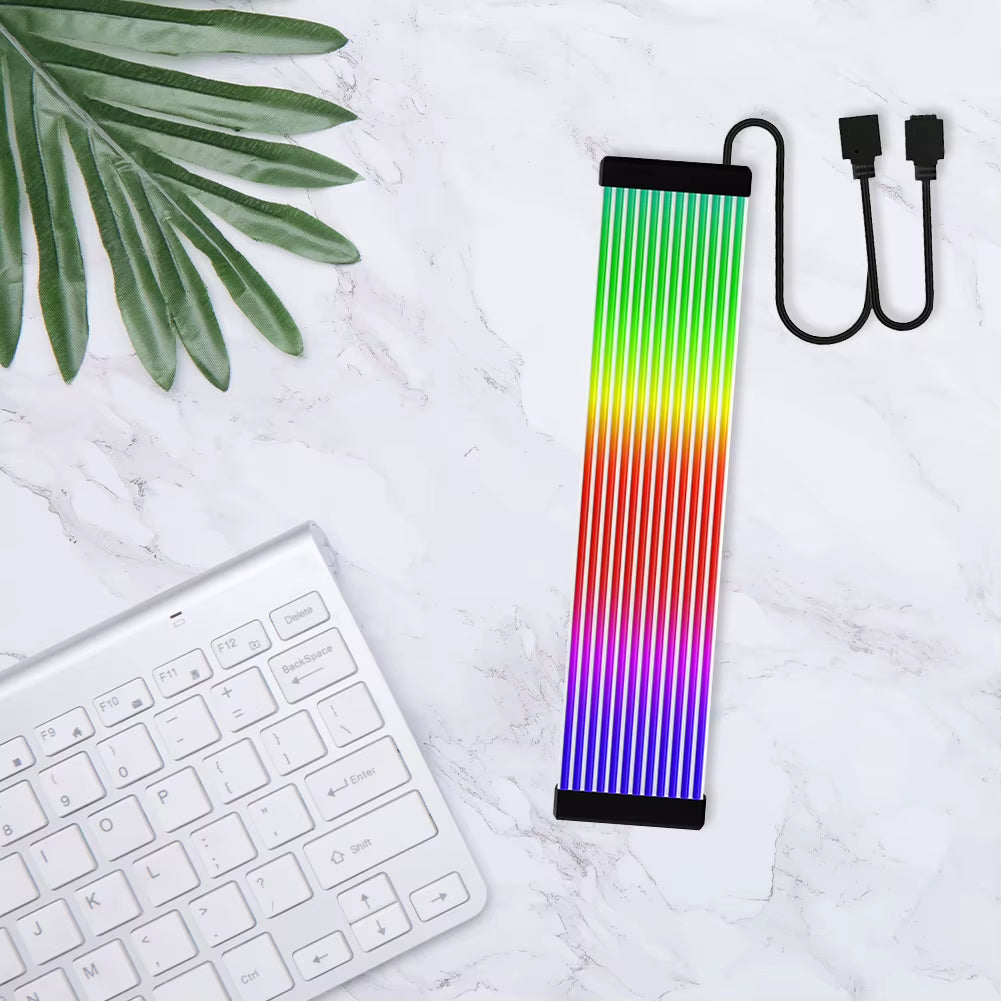 5V 3Pin Flexible Light Bar 8Pin 24Pin PSU RGB Cable Extensions Flexible LED Strip Light DIY Kit for Computer Power Supply