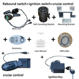 For T300 Racing Simulator Steering Wheel Euro/American Truck Turn Signal Wiper Automatic Rebound Cruise Ignition Switch