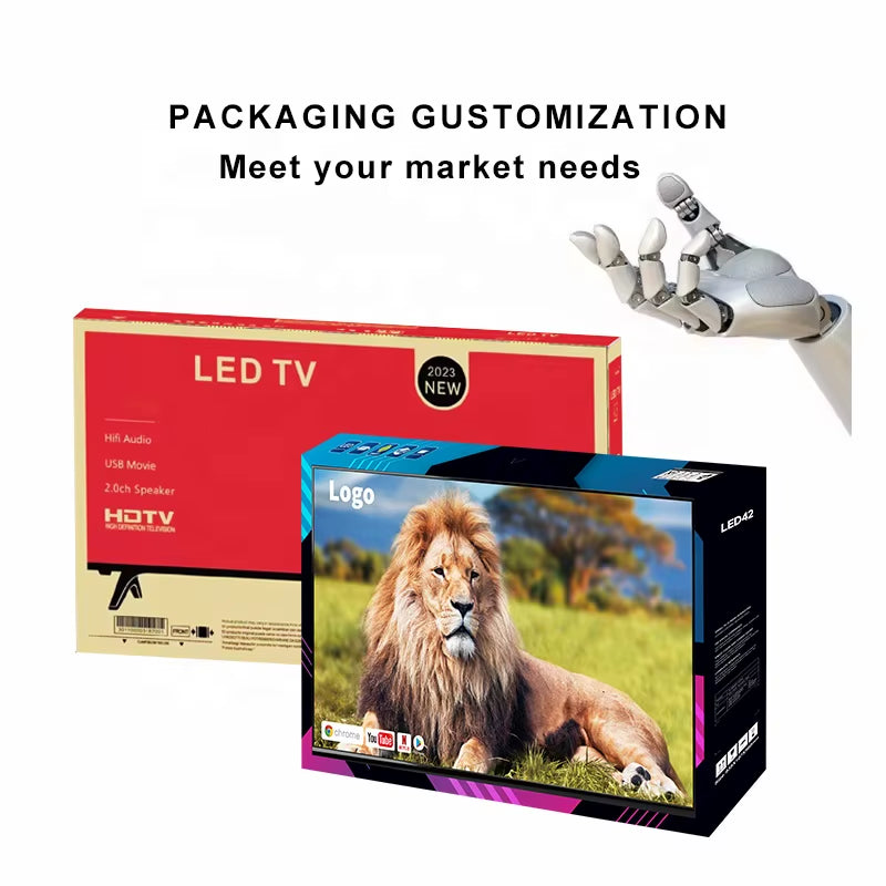 42 Inch Smart TV Android 11.0, UHD LED LCD HDR10 IPS Display, with Wifi Bluetooth, USB HDMI, Support Netflix Prime Video