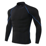 Men Sport T-Shirt Quick Dry Bodybuilding Running Shirt Long Sleeve Compression Top Gym T Shirt Men Fitness Tight Rashgard