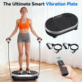 Vibration Plate Shaking Exercise Trainer 120 Speed Levels 9 Modes Anti-Slip Oscillating Platform for Gym Workout Body Shaping