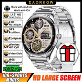 2025 New 1.43-Inch AMOLED 466*466 Screen Men and Women Bluetooth Call Sports Fitness Ultra-Thin Waterproof Smart Watch