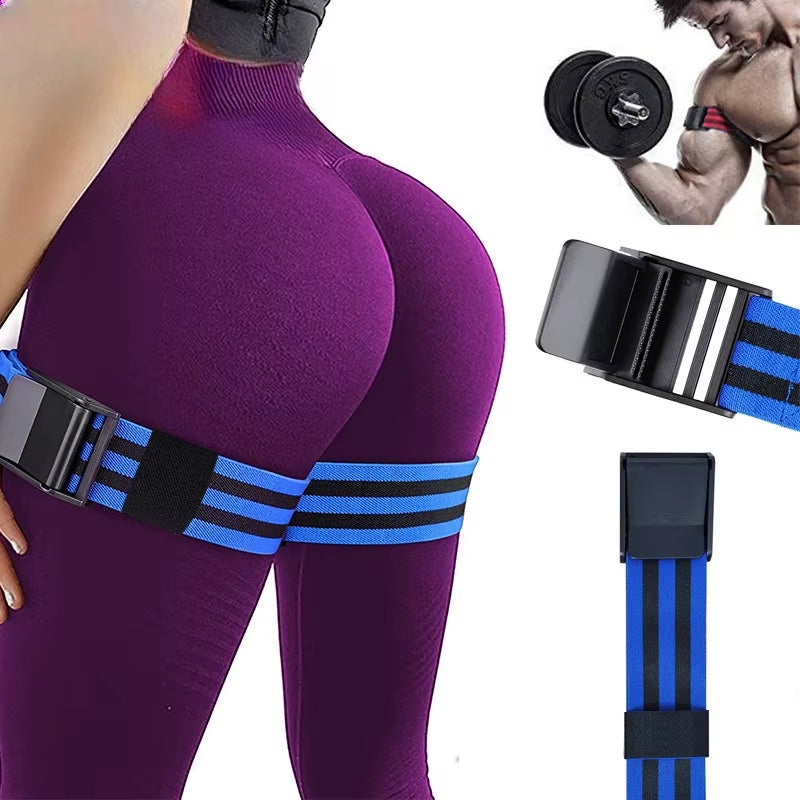 BFR Rigid Blood Flow Restriction Band for Arms Legs Glutes BFR Training Workout Occlusion Bands for Men and Women