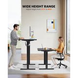 Ergear Adjustable Height Electric Desk, 55" x 28" Ergonomic Sit-Stand Home Office Computer Desk with 4 Memory Presets