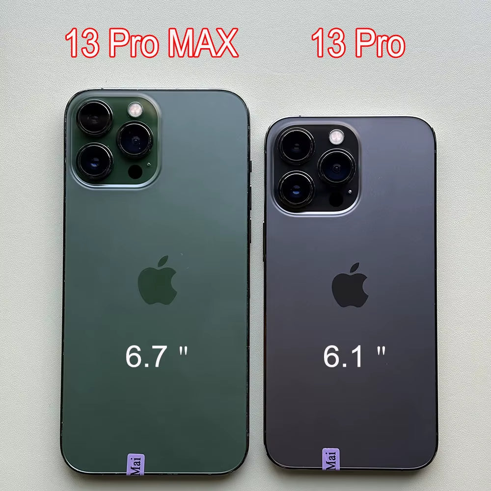 Iphone 13 Pro 6.1" / Iphone 13 Pro Max 6.7" Original Retina OLED Face ID Unlocked 5G Mobile Phone