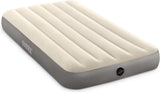 Durable Twin Air Mattress with Fiber-Tech Support, 10In Height, 300Lb Capacity - Pump Sold Separately