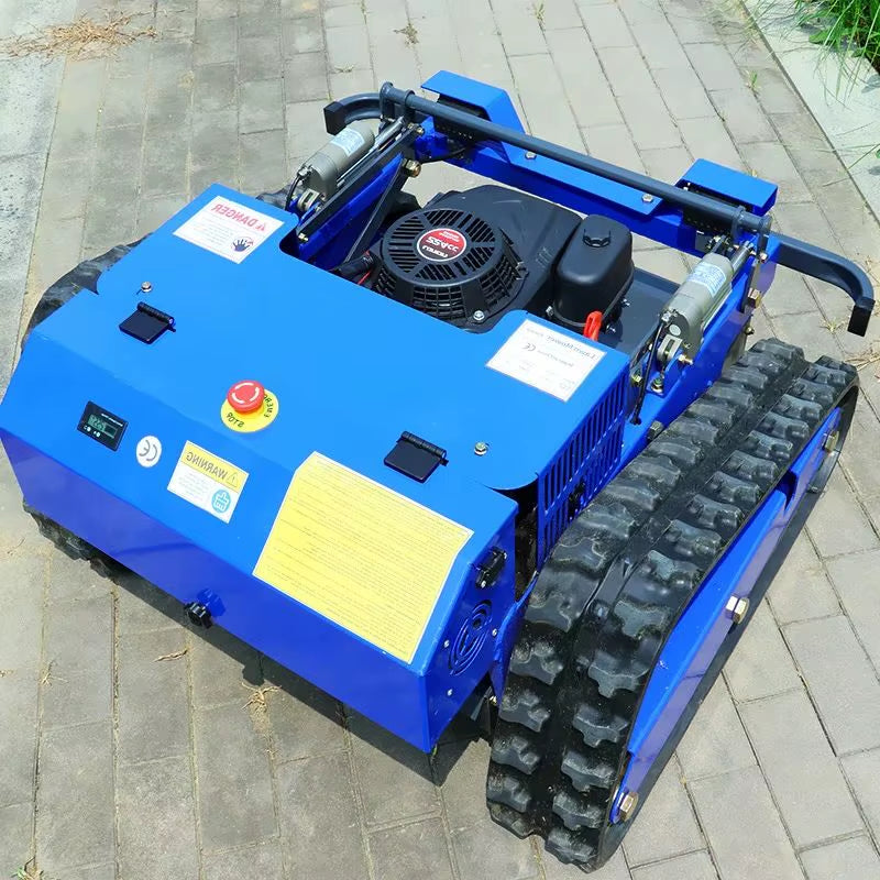 Customized CE EPA All Terrain Lawn Mower, Agricultural Rubber Track Remote Control Robot Lawn Mower