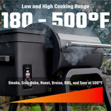 It Zelos-450 Electric Wood Pellet Smoker Grill – A.I. Smart BBQ Grill with Wifi, 7-In-1 Outdoor Grill & Smoker, PID Control