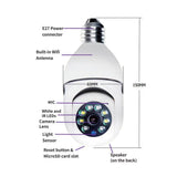 Wifi IP Camera Bulb Cam 1080P Wireless Baby Monitor AI Tracking Security Video Surveillance Pet Cam Indoor