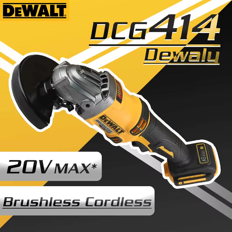DCG414 18V Max XR Brushless 125mm Angle Grinder - 8800 RPM for Metal, Wood, and Pipe Cutting & Polishing