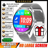 2025 New 1.43-Inch AMOLED 466*466 Screen Men and Women Bluetooth Call Sports Fitness Ultra-Thin Waterproof Smart Watch