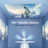Projector X1BQ PRO 4K 290ANSI Android 14 Dual Wifi6 Allwinner H726 BT5.4 1280*720P Outdoor Video Home Theater Projector