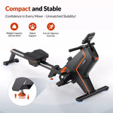 Magnetic Rowing Machines R05 Water Rower R10 16 Levels Quiet Resistance Foldable Compact Rowing Machine Home Gym Fitness