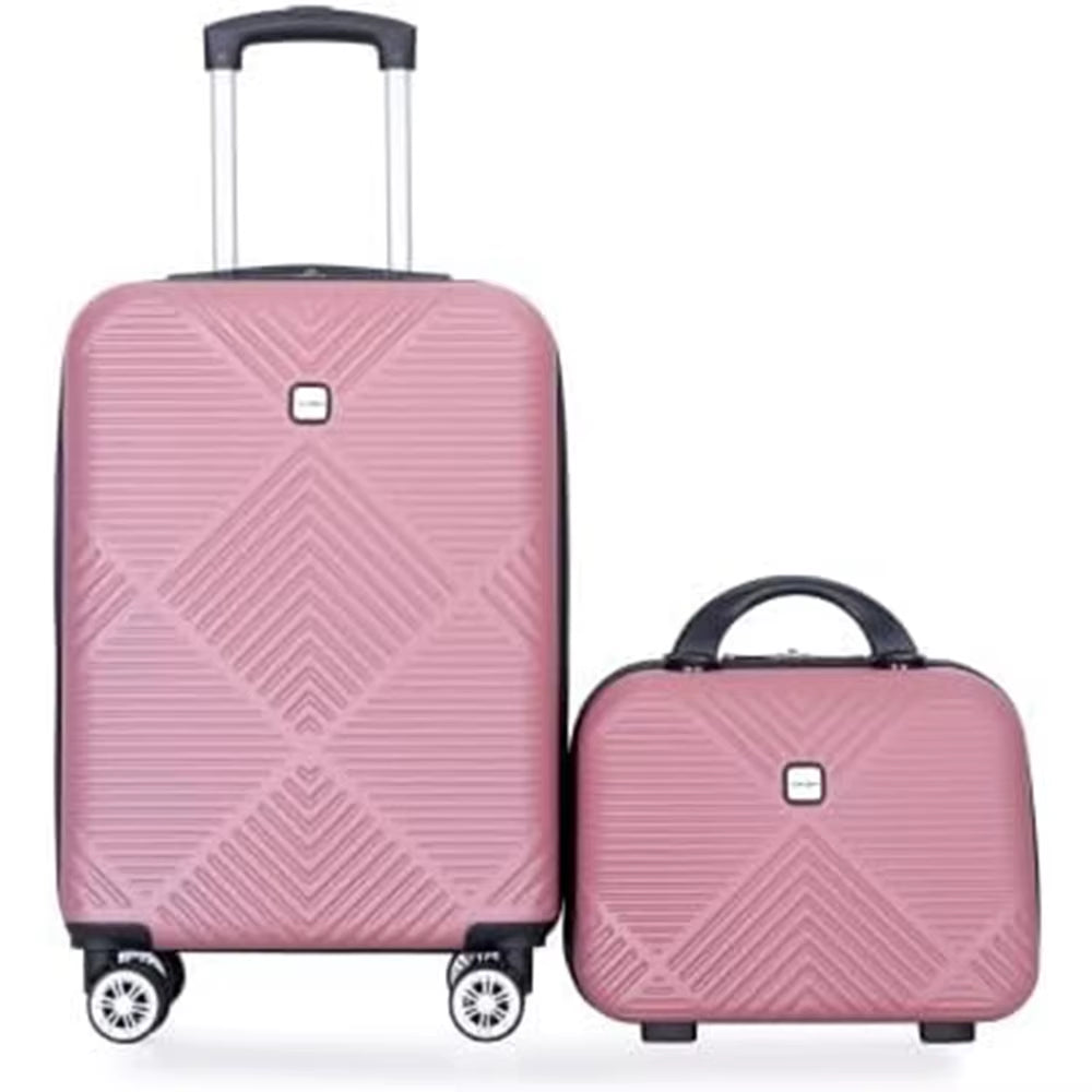 Luggage Sets 2 Piece Suitcase Set ABS Hardside Luggage with Spinner Wheels,Carry on Luggage with TSA Lock(14/20)
