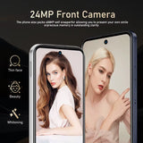 Global Vision I16 Pro Smartphone 5G Android 5300Mah 12GB RAM 512G ROM 6.56Inch 1080X2640Hd 24+48MP 4G Network Mobile Phone