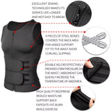 Men Waist Trainer Sauna Vest Fitness Corset Abdomen Slimming Body Shaper Belly Reducing Shapewear Burn Fat Shirt Trimmer Belt