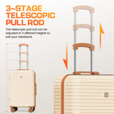 4/6 Piece Luggage Set with Spinner Wheels & TSA Lock, Carry on Luggage Hardshell ABS+PC, Travel Collection Suitcases Sets