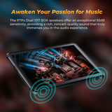 RT9 10.1" HD Rugged Tablet with 11,000mAh Battery, 24GB RAM, 256GB Storage, Android 14.0