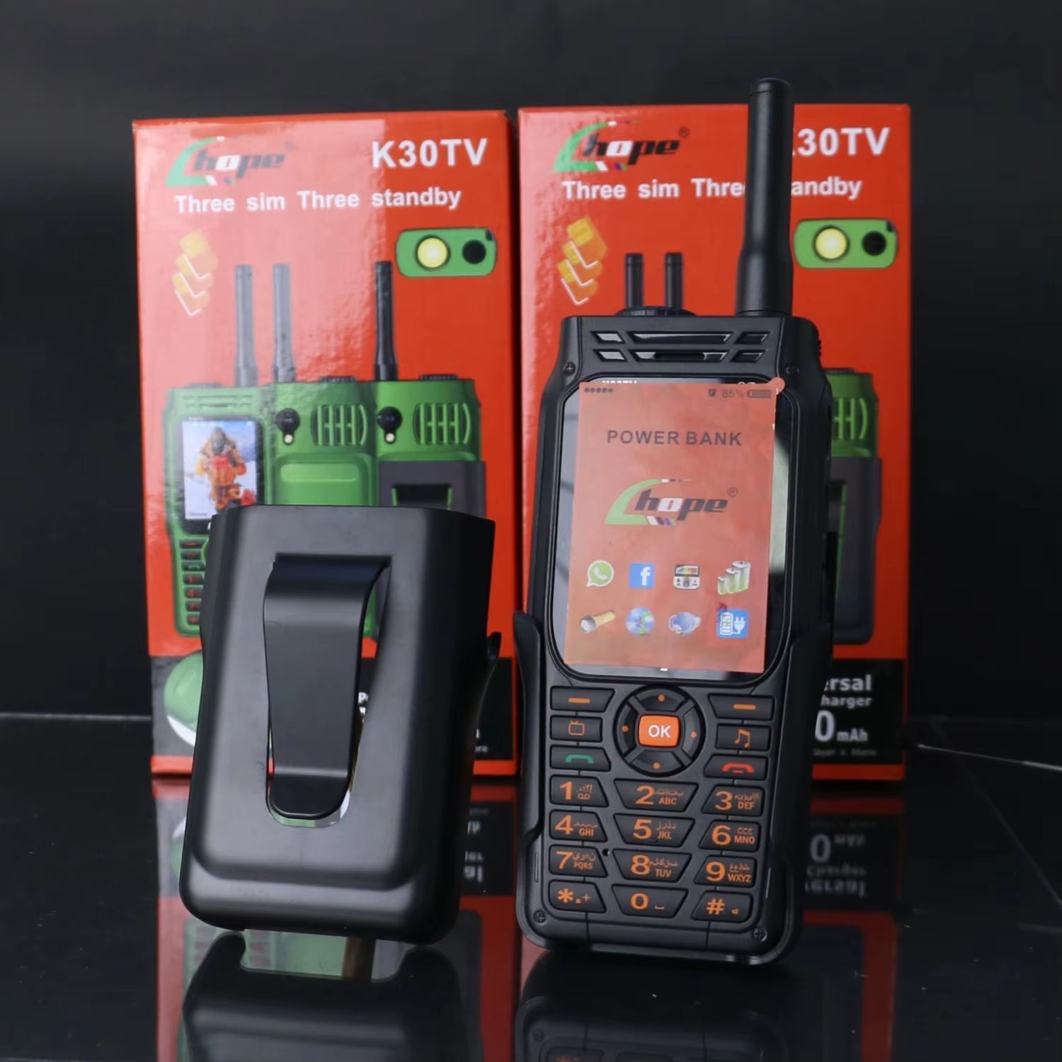 Unlocked Shockproof Outdoor Phone with Enhanced Signal, SOS Feature, FM Radio, Long-lasting Battery, and Durable Design for Hunting