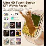 Smart Watch Fitness Tracker - Advanced Wireless Calling, Music Player, Health & Fitness Monitor with Heart Rate, Blood Oxygen