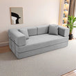 Foldable Sofa Bed with a Removable Backrest, an Oversized Floor Sofa That Works as a Two-Seater Perfect for Living Rooms.