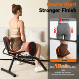 ERGOLIFE 6 Resistances Hip Abduction Machine for Home Office Inner Thigh Exercise Equipment Glute Training Machine