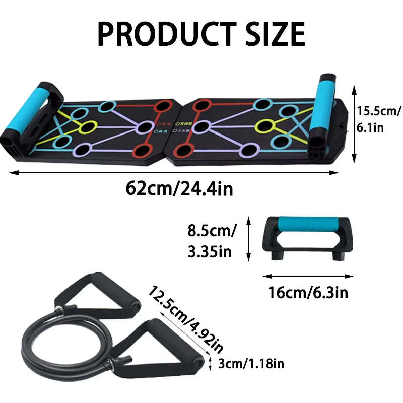Folding Push-Up Board Support Muscle Exercise Multifunctional Table Portable Fitness Equipment Abdominal Enhancement Support