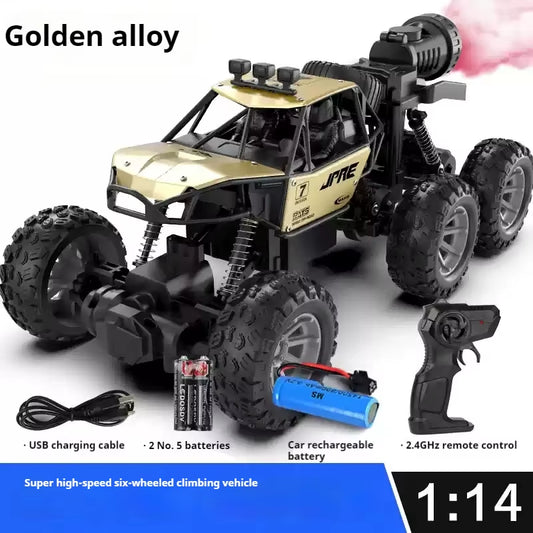 24/28Cm Remote-Controlled Off-Road Vehicle Toy Car Rechargeable Four-Wheel Drive Alloy Climbing Car Children'S Race Xmas Gifts