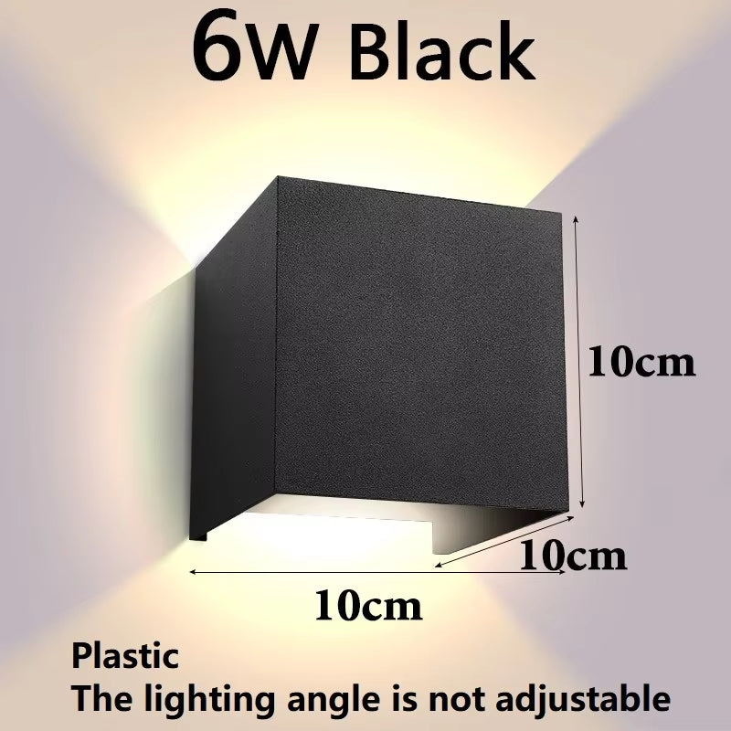 Wall Light Waterproof Exterior Aluminum Garden Street Outdoor LED Light Courtyard Lamp Lustre Porch Home Appliances Facade Lamp