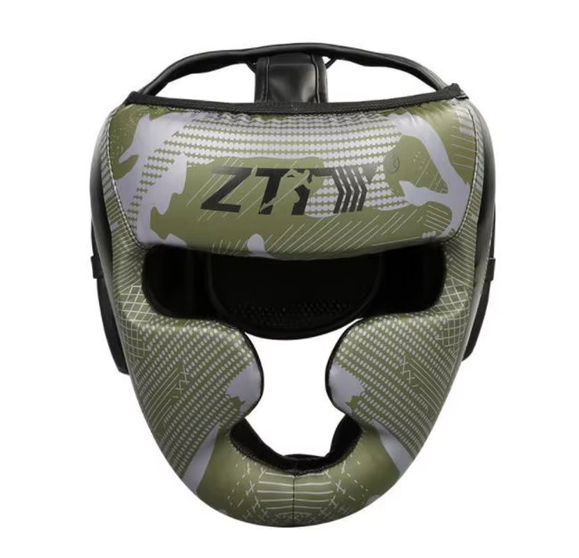 PU Boxing Helmet Leather Safety Protect Boxing Gear Equipment Head Guard Free Fight Sport Headgear