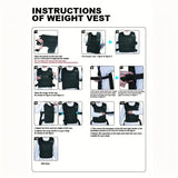 Adjustable Weight Vest, Ankle Weights with Weights, Wrist Weights, Gym Running Weights Strength Training Equipment Fitness Tools