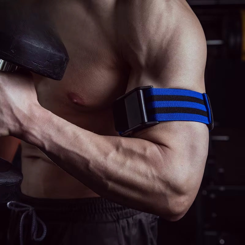 BFR Rigid Blood Flow Restriction Band for Arms Legs Glutes BFR Training Workout Occlusion Bands for Men and Women