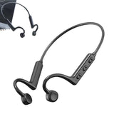 Bone Conduction Headphones Neck Hanging Wireless Headset Suitable for Cycling Running Hiking Backpacking Fitness Yoga