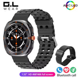 G.L Wear 2025 New Smartwatch for Men Heart Rate Monitoring Bluetooth Calling Fitness Tracking Pedometer Men'S Smartwatch