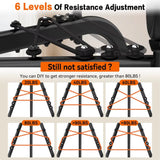 ERGOLIFE 6 Resistances Hip Abduction Machine for Home Office Inner Thigh Exercise Equipment Glute Training Machine
