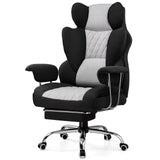 Ergonomic Big and Tall Gaming Chair with Pocket Spring Lumbar Support and Footrest