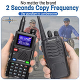 5RM Multi Band Walkie Talkie 10W Wireless Copy Frequency Type-C Charger 999CH NOAA K5 plus for UV-5R UV-5RH Ham Radio