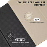 Foldable Yoga Mat Extra Thick & Large (74" X 31.5" X 0.32"), Double-Sided Non Slip & Lightweight Fitness Mat
