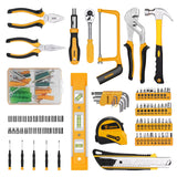 DEKO 228-Piece Socket Wrench and Auto Repair Tool Combination Set with Plastic Storage Toolbox