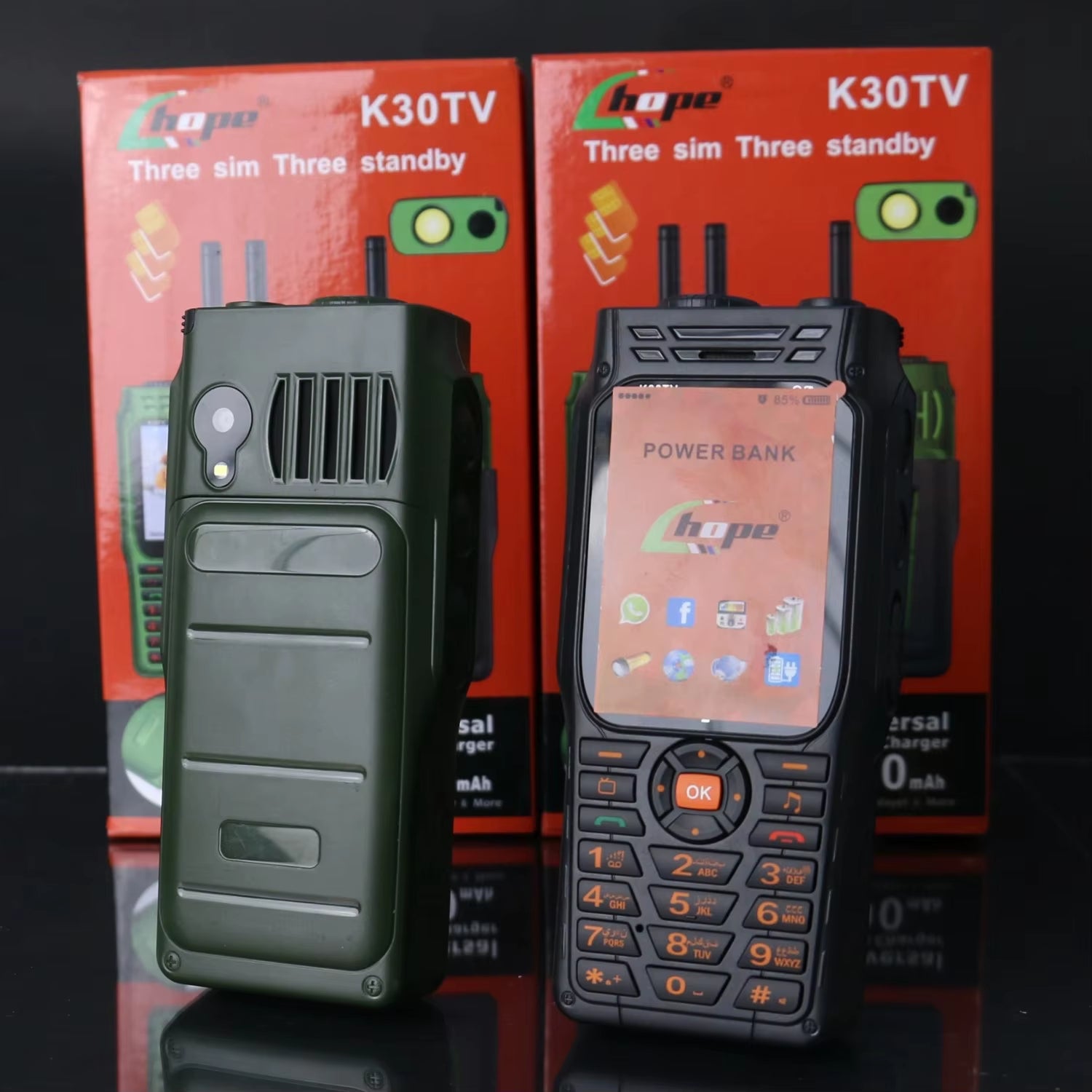 Unlocked Shockproof Outdoor Phone with Enhanced Signal, SOS Feature, FM Radio, Long-lasting Battery, and Durable Design for Hunting