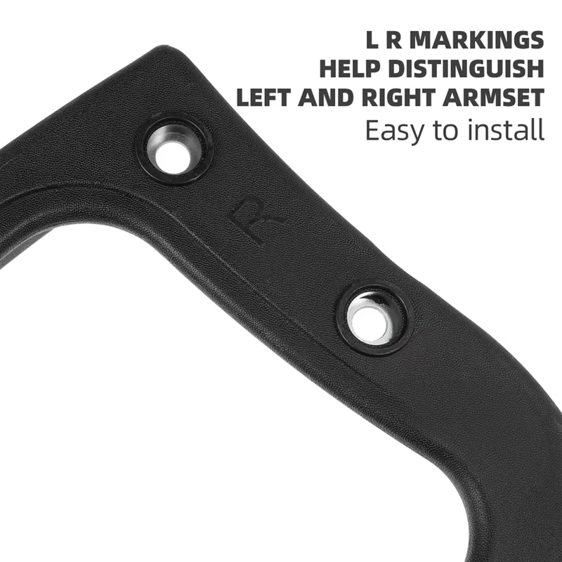 A11E-Office Chair Armrests Gaming Chairs Fixed Plastic Armrests Chair Accessories